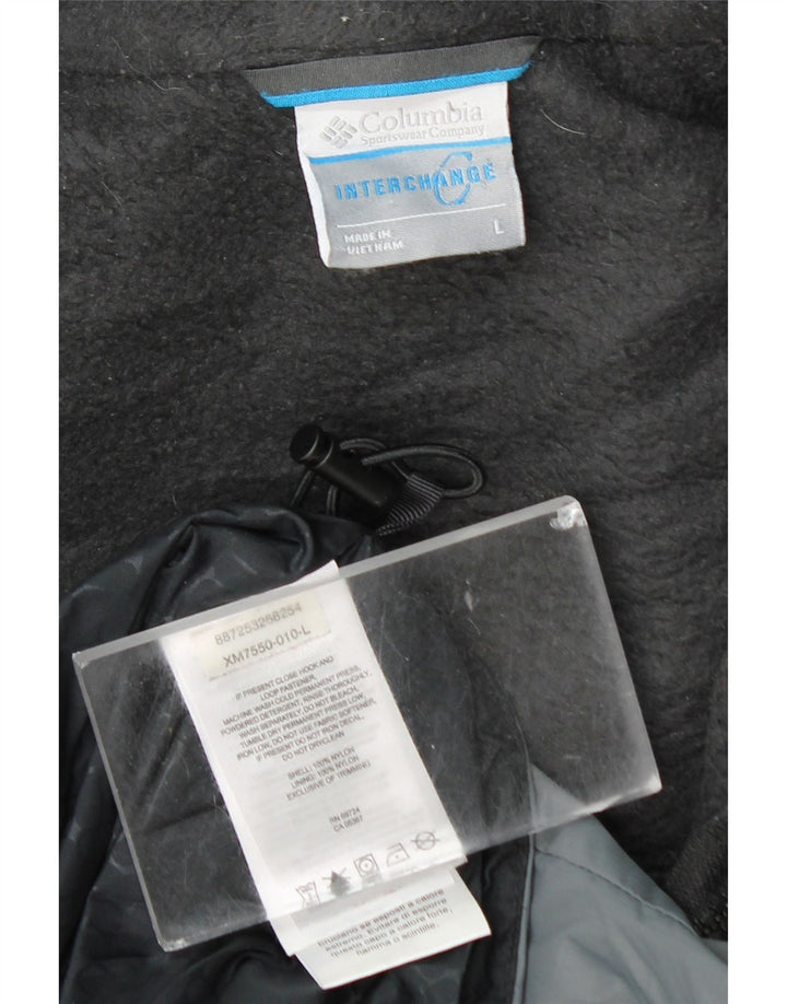 Columbia Herren Interchange Windjacke UK 40 Large Schwarz Colourblock