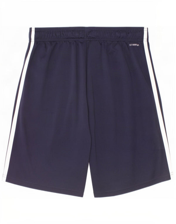 Adidas Boys Aeroready Sport Shorts 15-16 Years Navy Blue Polyester