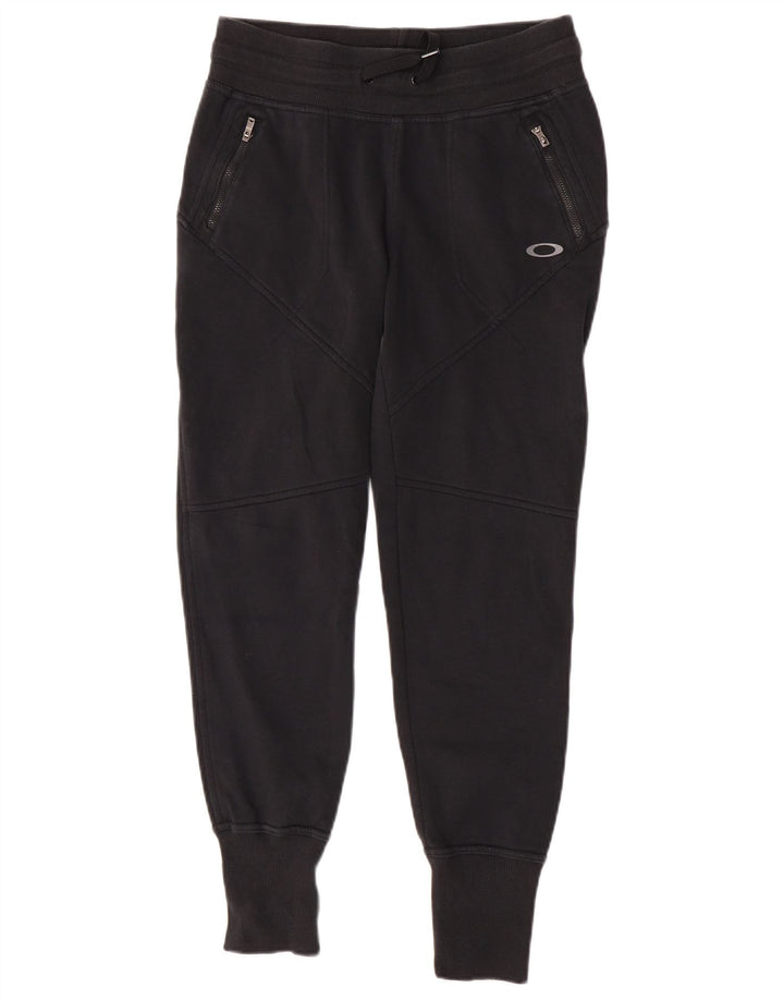 Oakley Womens Tracksuit Trousers Joggers UK 8 Small Black