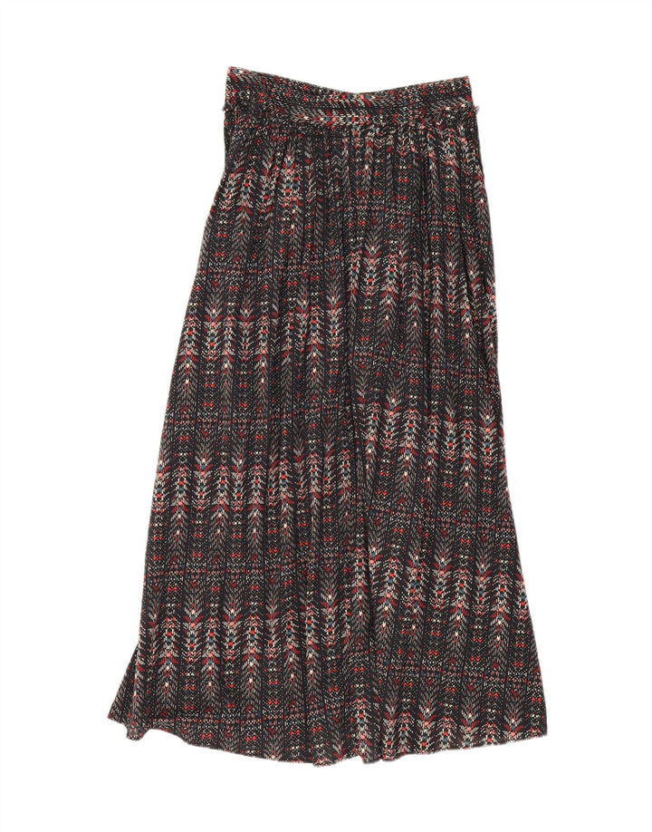 ZARA Womens Maxi Skirt Medium W28 Black Striped Vintage Zara and Second-Hand Zara from Messina Hembry 