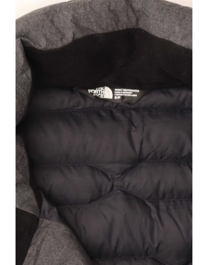 The North Face Damen Wattierter Mantel UK 10 Small Graues Nylon