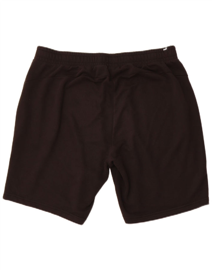 PUMA Mens Sport Shorts 2XL Black Cotton