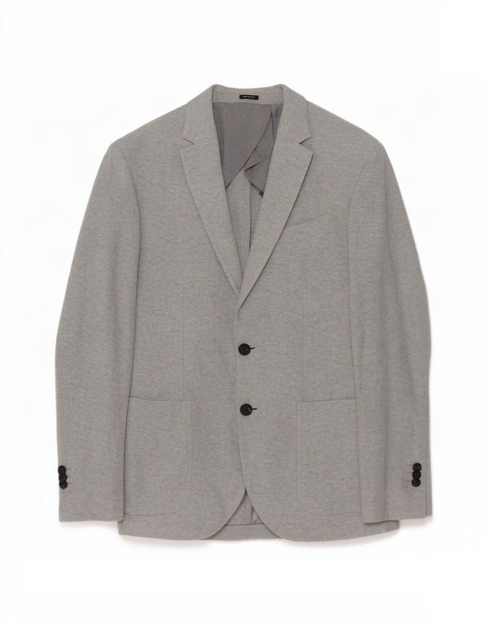Blazer Massimo Dutti pentru bărbați, cu 2 nasturi, EU 48, bumbac cu pete gri mediu