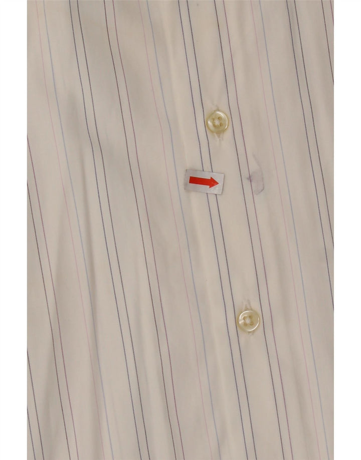 Camasa barbati MASSIMO DUTTI Marimea 43 Bumbac cu dungi albe mari
