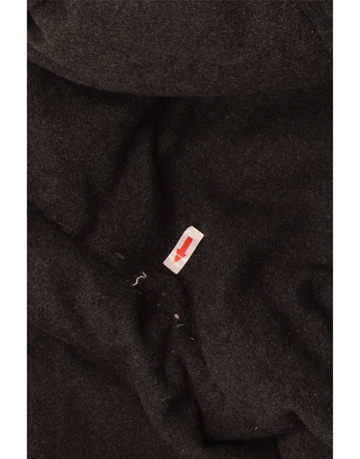 Sergio Tacchini Mens Hooded Padded Coat UK 38 Medium Grey Acrylic