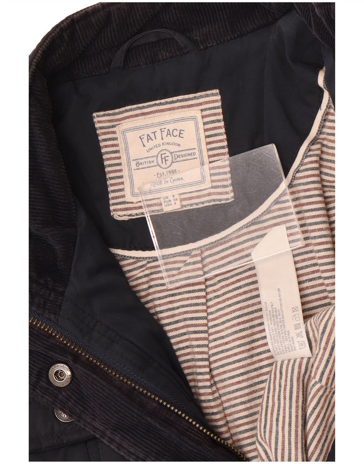 Giacca trapuntata da donna Fat Face UK 8 Small Poliestere blu navy