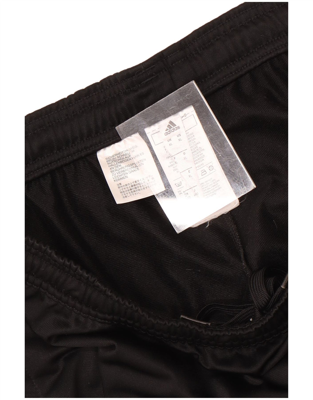 Adidas Mens Tracksuit Trousers XL Black Polyester