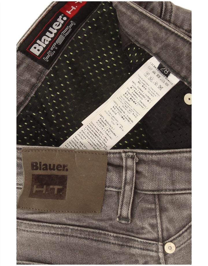 Blauer Womens Skinny Jeans W28 L29 Grey Cotton