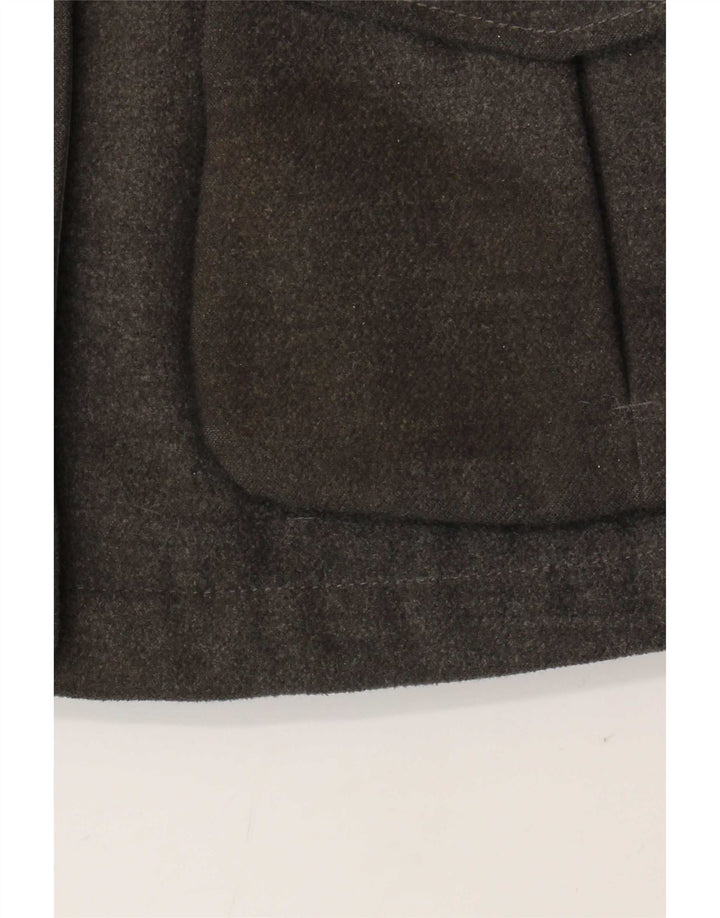 Blauer Abrigo cortavientos para mujer UK 46 Poliéster gris grande