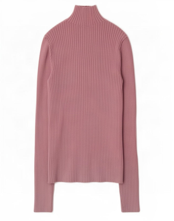 Zara Womens Top Long Sleeve UK 14 Large Pink
