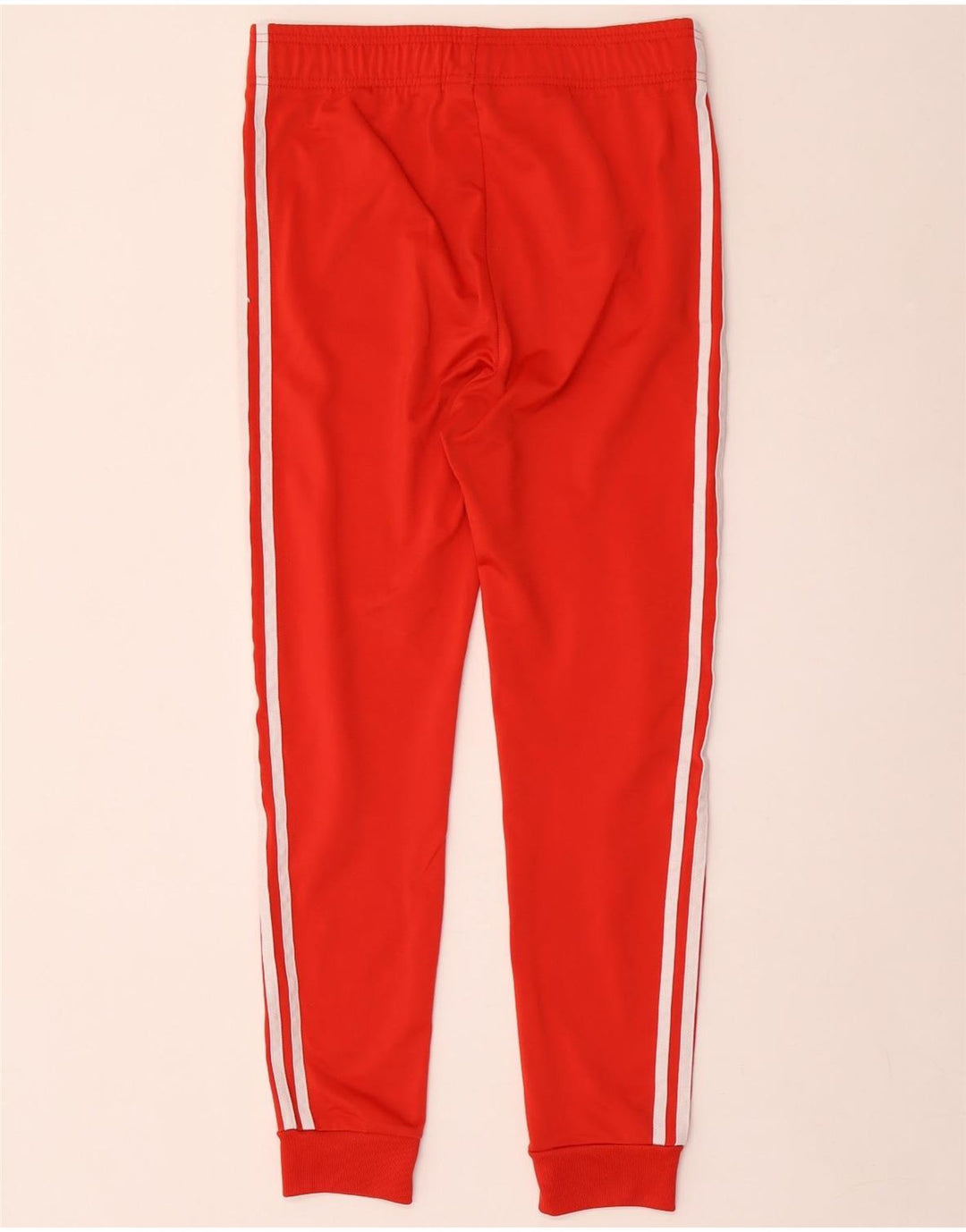 Adidas Drenge Træningsdragt Bukser Joggers 13-14 År Rød Polyester