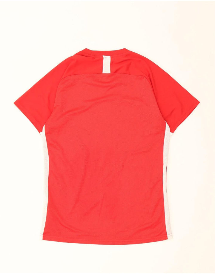 Nike Mens Dri Fit T-Shirt Top Medium Red Polyester
