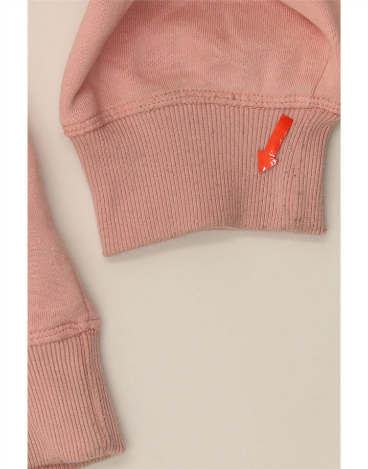 UMBRO Womens Graphic Hoodie Jumper UK 18 XL Pink Cotton Vintage Umbro and Second-Hand Umbro from Messina Hembry 