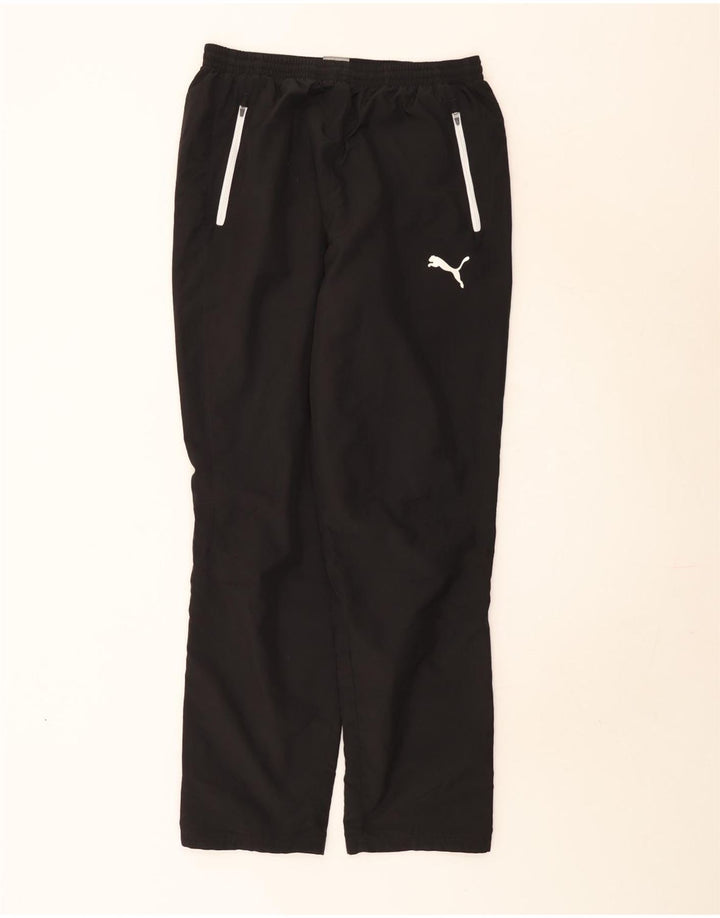 Puma Womens Tracksuit Trousers UK 14 Medium Black Polyester Sports