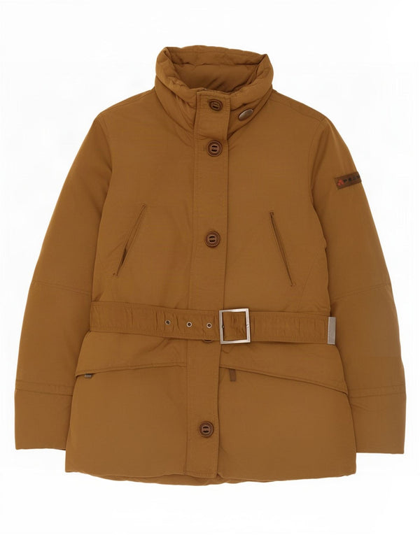 PEUTEREY Womens Padded Jacket IT 42 Medium Brown