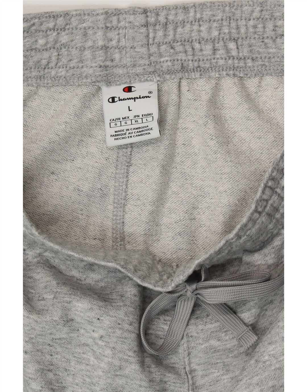 CHAMPION Mens Tracksuit Trousers Joggers Large Grey