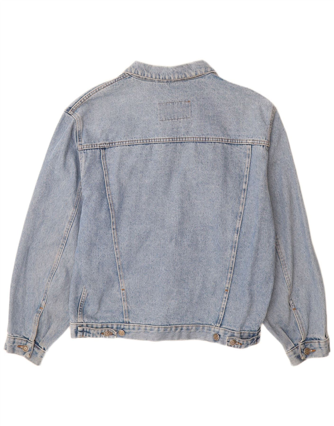 Raybest Mens Denim Jacket UK 42 XL Blue Cotton