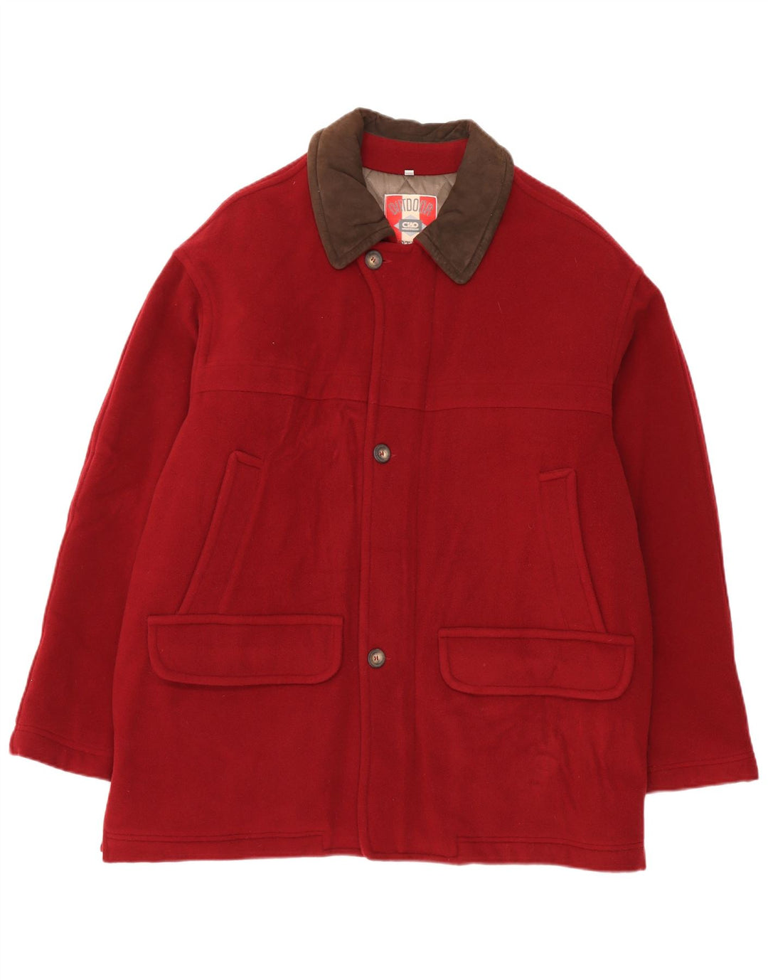 Ciao Herrenmantel IT 54 XL Rote Wolle