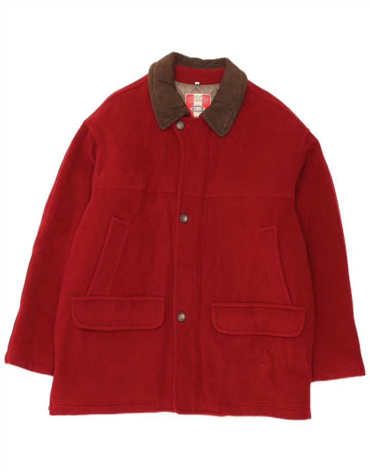 Ciao Herrenmantel IT 54 XL Rote Wolle