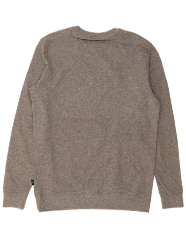 Vans Mens Graphic Sweatshirt Jumper Medium Grey Cotton