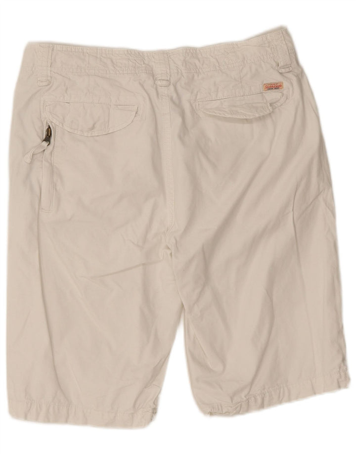 Scotch & Soda Mens Chino Shorts W32 Medium  White Cotton