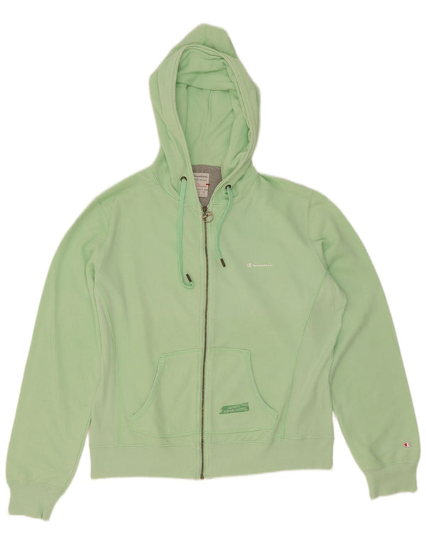 Champion Pull à capuche zippé Heritage Classics pour femme UK 16 Large Vert