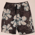 Hurley Mens Graphic Swimming Shorts Medium  Grey Floral Polyester