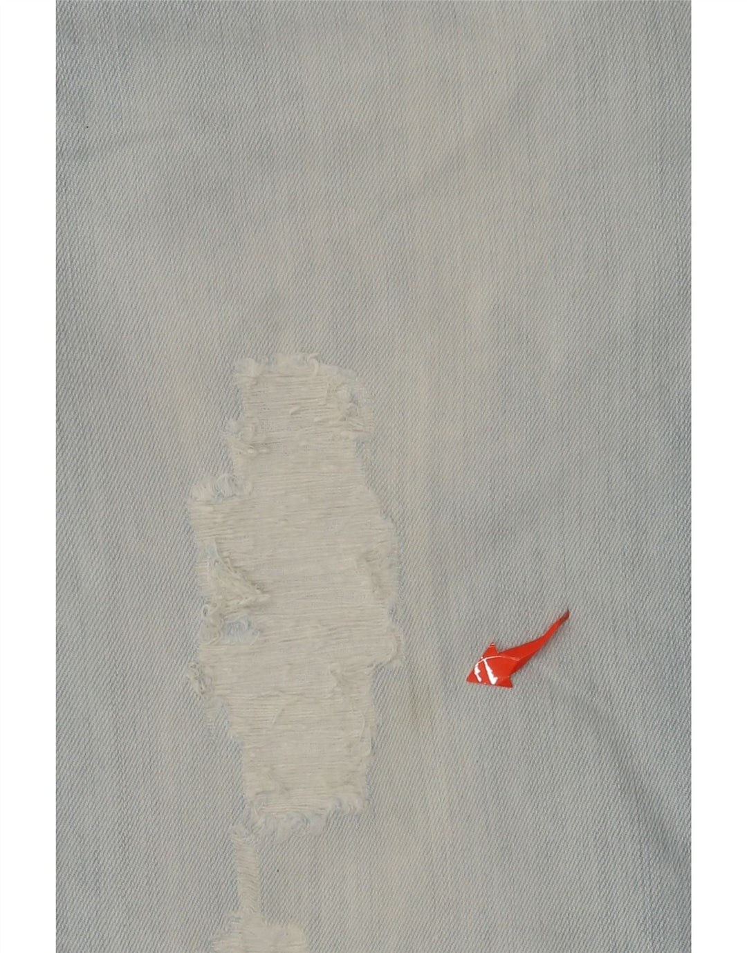 Dekker Dame Distressed Straight Jeans W36 L29 Blå Bomuld