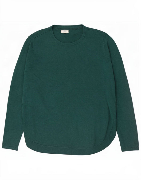 Fat Face Pull ras du cou pour femme UK 12 Vert moyen Polyester