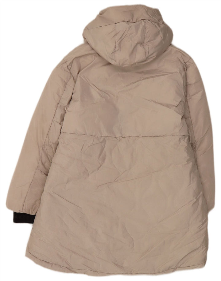 Cappotto imbottito con cappuccio grafico per ragazze Ted Baker 9-10 anni Poliestere beige