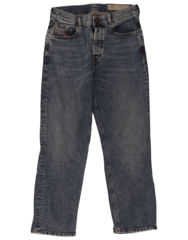 Diesel Womens Angels Straight Jeans W26 L26 Blue Cotton