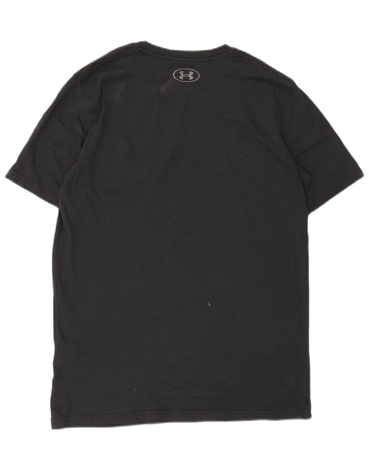 Under Armour Herre grafisk T-shirt Top Lille sort bomuld