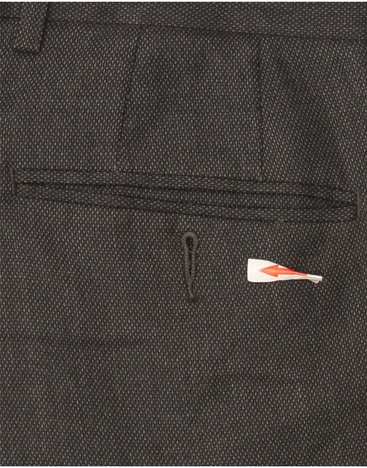 Marks & Spencer Mens Slim Suit Trousers W32 L29 Grey Polyester