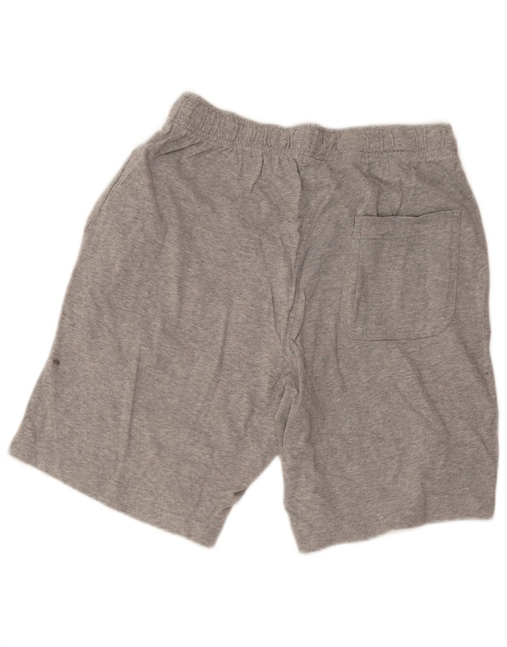 Pantaloncini sportivi Nike da uomo piccoli in cotone chiazzato grigio