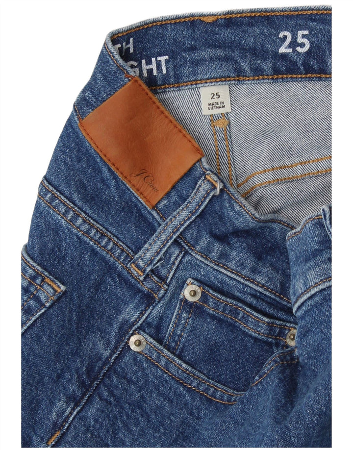 J. CREW Lige jeans til kvinder W25 L30 Blå