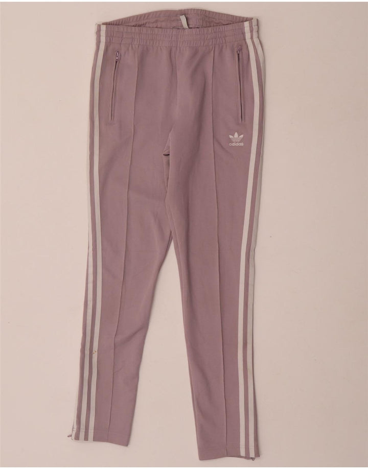 Adidas Womens Tracksuit Trousers UK 8 Small  Purple Polyester