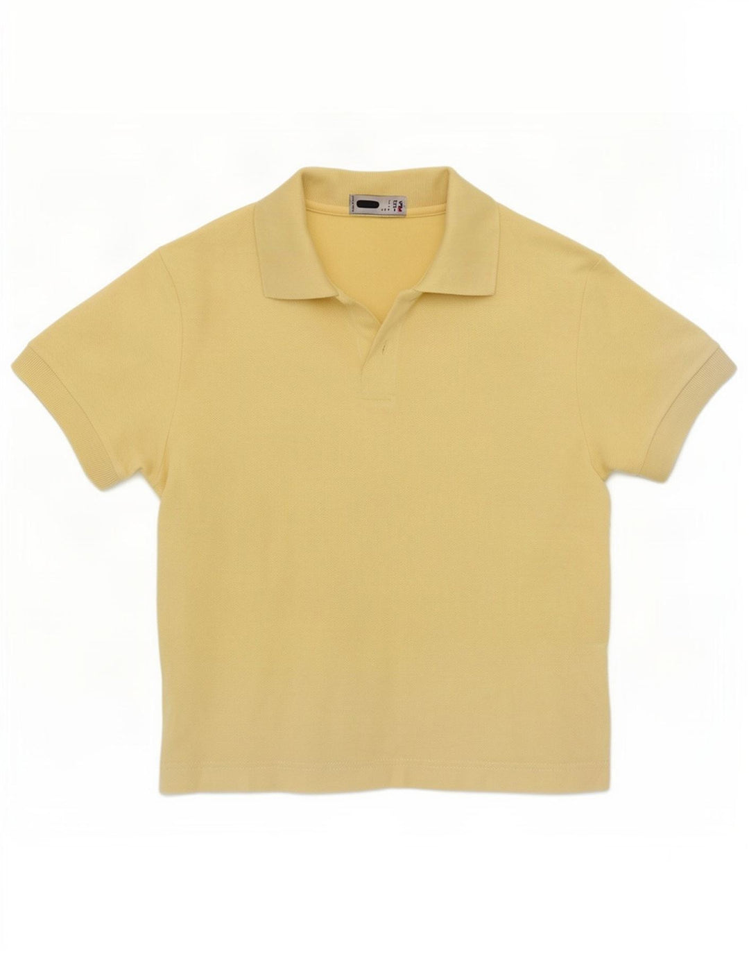 Fila Polo court femme IT 44 coton jaune moyen
