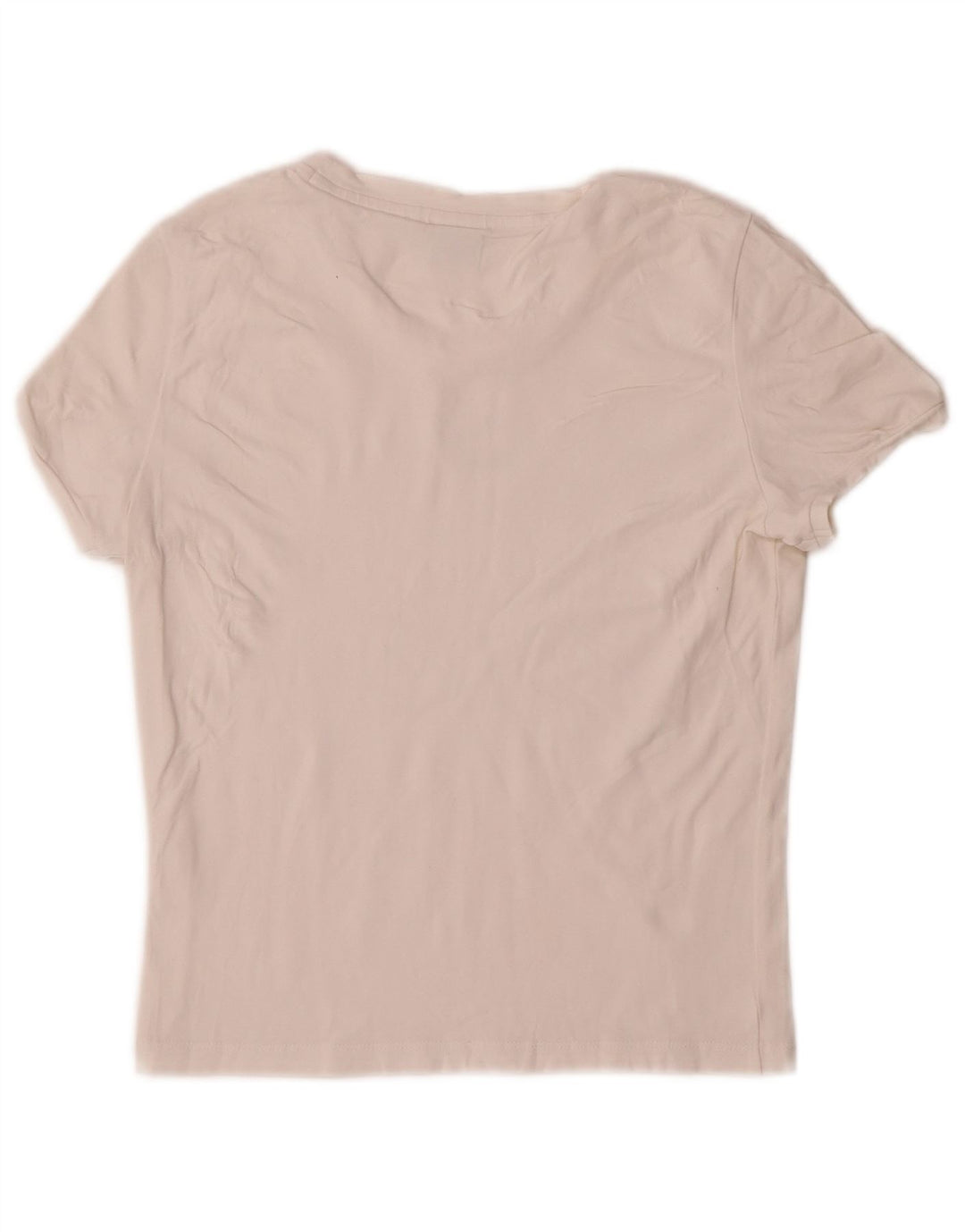 Puma Womens Crop Graphic T-Shirt Top UK 8 Small White