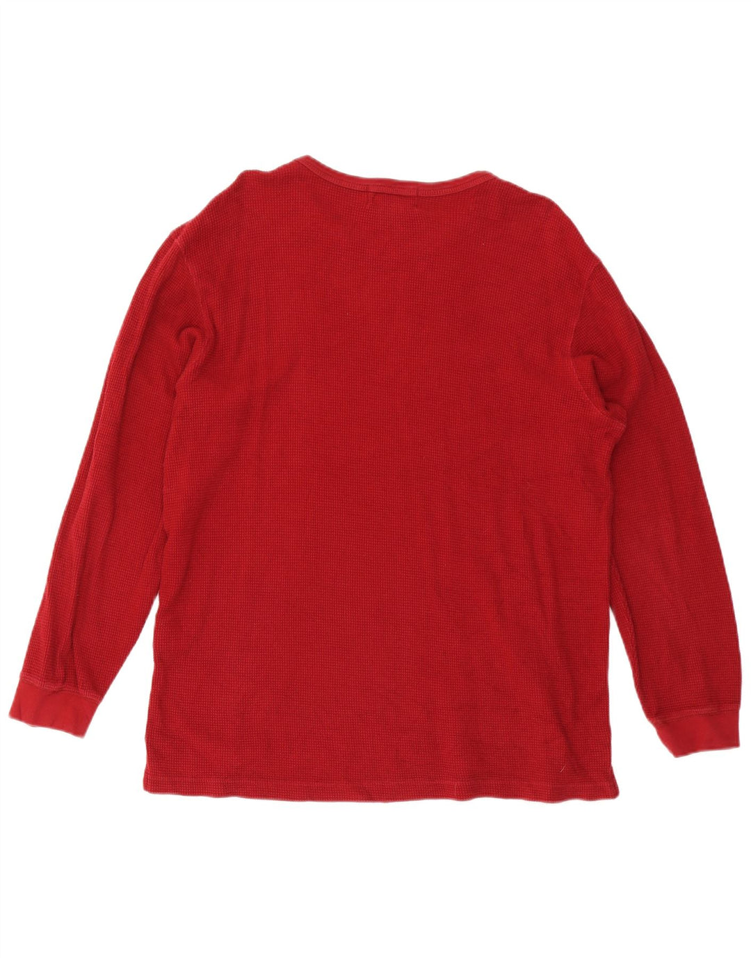 Eddie Bauer Herren-Top, langärmelig, mittelrote Baumwolle