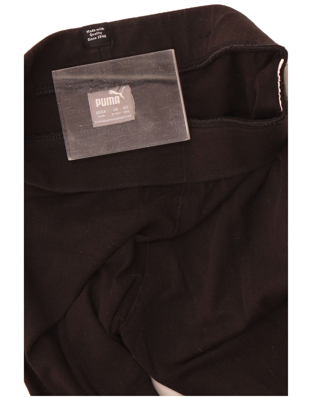 Puma Girls Graphic Leggings 9-10 Years Black