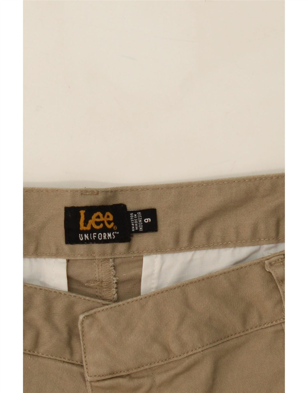 LEE Womens Casual Shorts US 6 Medium W32 Beige Cotton Vintage Lee and Second-Hand Lee from Messina Hembry 