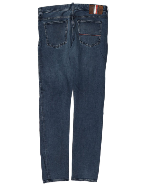Женские узкие джинсы Tommy Hilfiger Bleecker W32 L34, синий хлопок