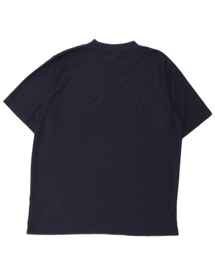 Umbro Herre T-Shirt Top XL Marineblå Polyester