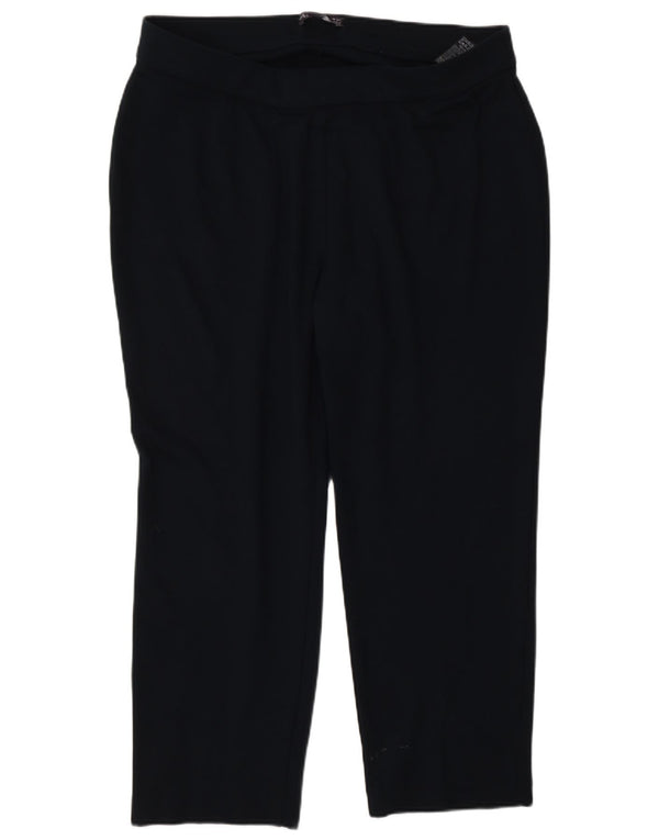 Marks & Spencer Lige fritidsbukser til kvinder UK 18 XL W38 L25 Marineblå
