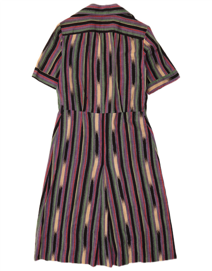 Vintage Womens A-Line Dress IT 44 Medium Multicoloured Striped