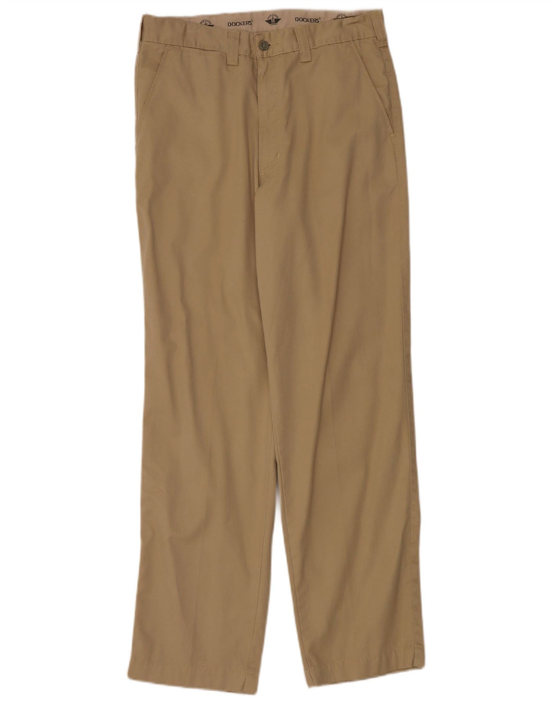 Dockers Mens Straight Chino Trousers W32 L30 Beige