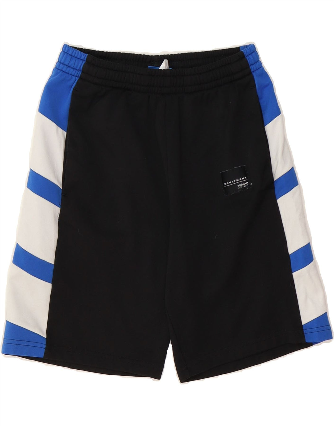 ADIDAS Boys Sport Shorts 12-13 Years Black Colourblock Polyester Vintage Adidas and Second-Hand Adidas from Messina Hembry 