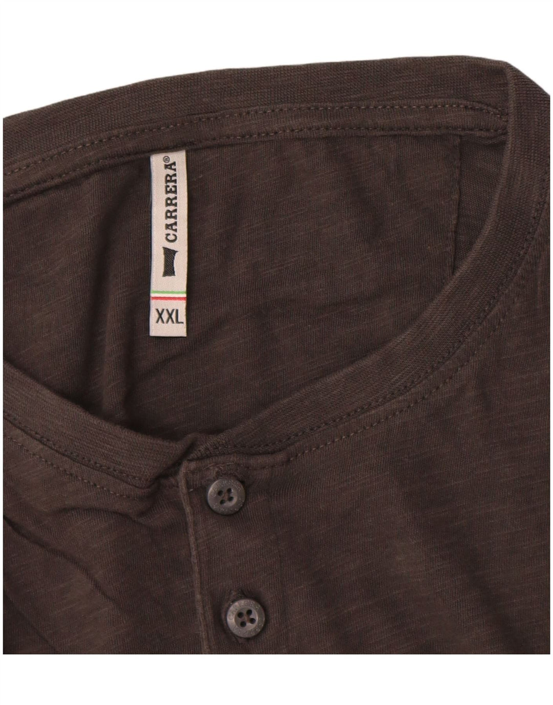 Carrera Herre T-Shirt Top 2XL Grå Bomuld