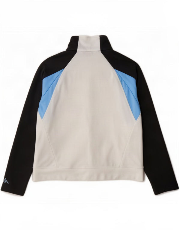 Γυναικεία αθλητική φόρμα Kappa Top Jacket UK 16 Large White Colourblock Polyester