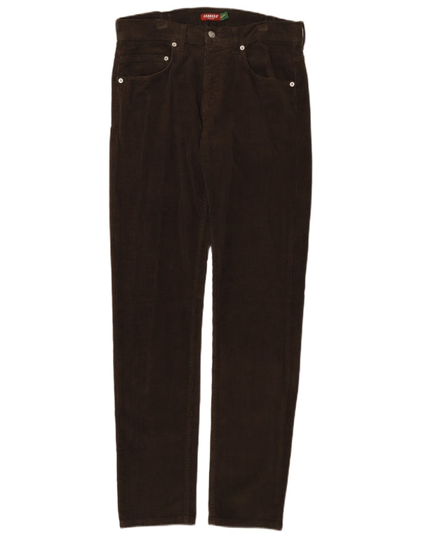 Carrera Mens 717 Slim Fit Вельветовые брюки W32 L33 Коричневые хлопковые